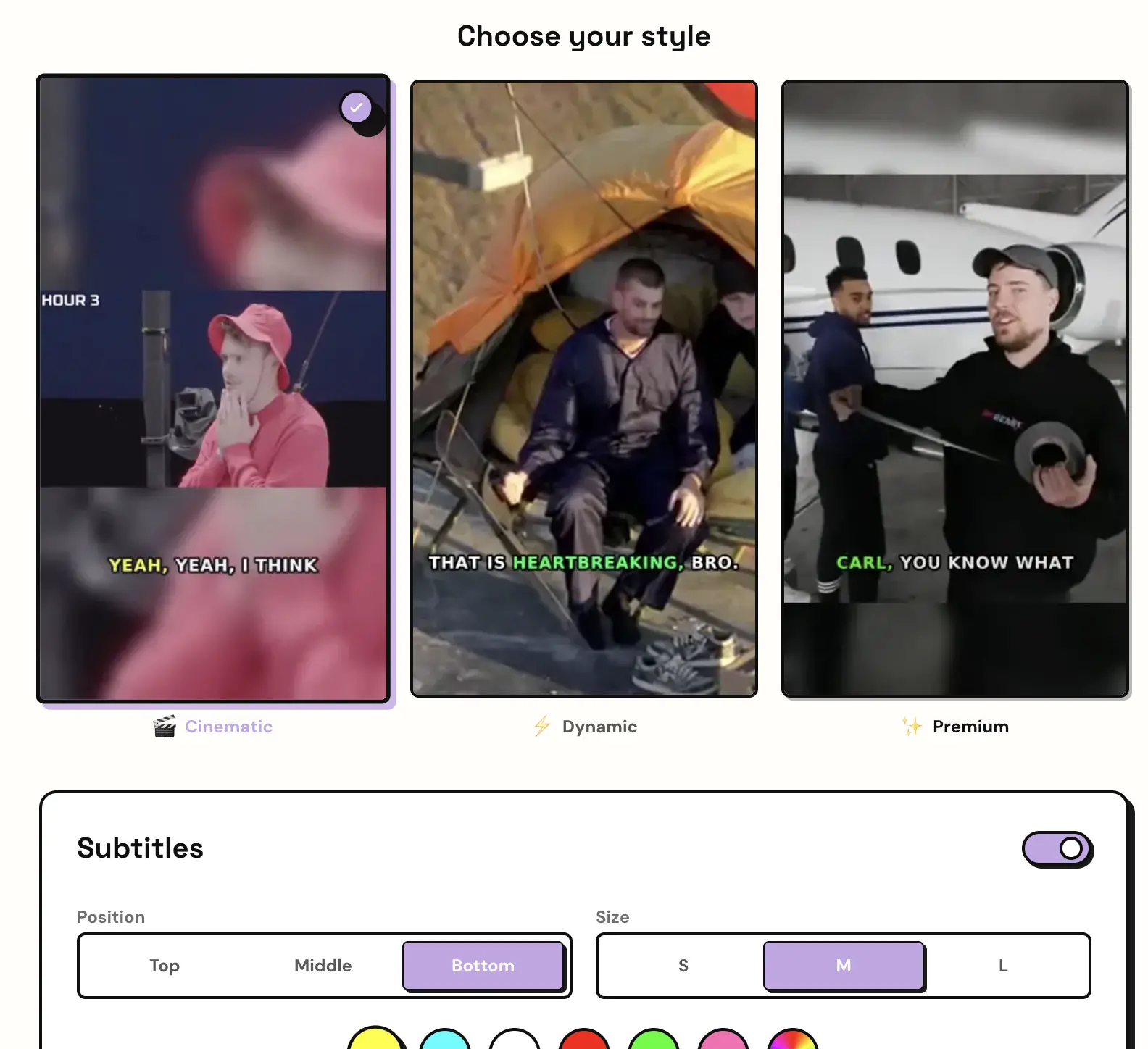 Étape 3 - Configuration et génération